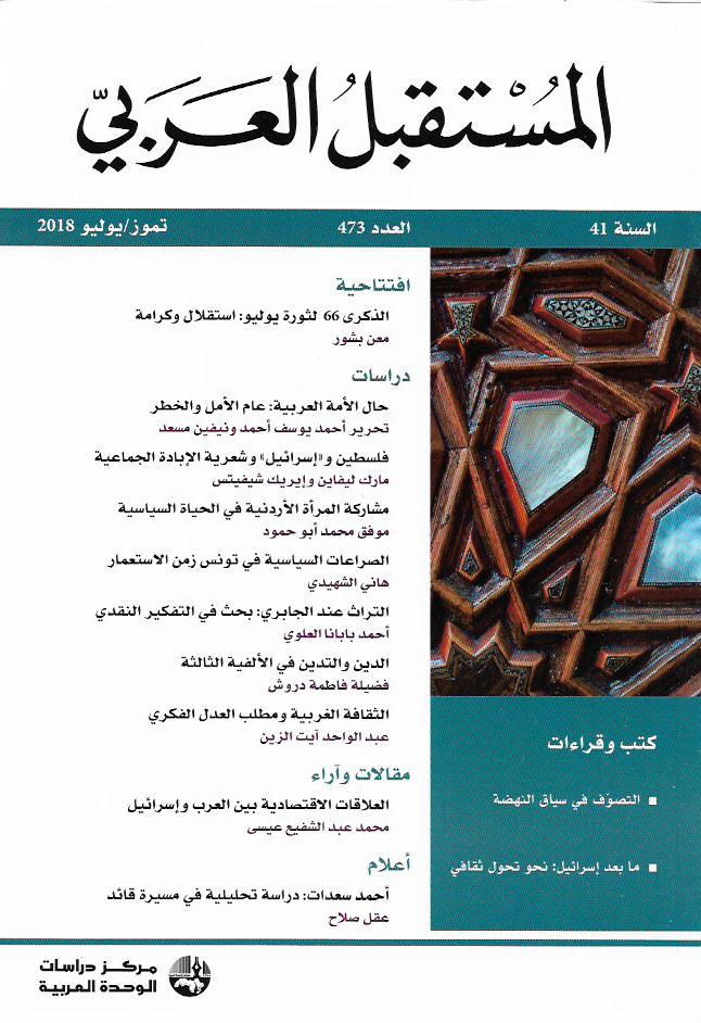مجلة المستقبل العربي .. العدد 473